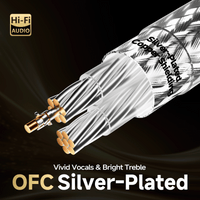 TODN High-End Silver-Plated OFC Phono Cable with Ground Turntable Cable