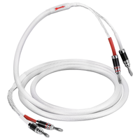 TODN Banana Plug Speaker Cable for Audiophile, Silver-Plated O-C-C Copper Core, Rhodium-Plated Banana Plug for Home Theater Amplifiers