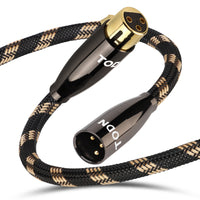TODN Balanced XLR Mic Cable for Audiophile, OCC-Core, Dual-Shielded XLR Microphone Cord