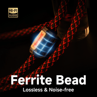 TODN HiFi Digital Coaxial Audio Cable for Audiophile 75 Ohm SPDIF Coax with OFC Core, Dual Shielded, 24K Gold-Plated Plug