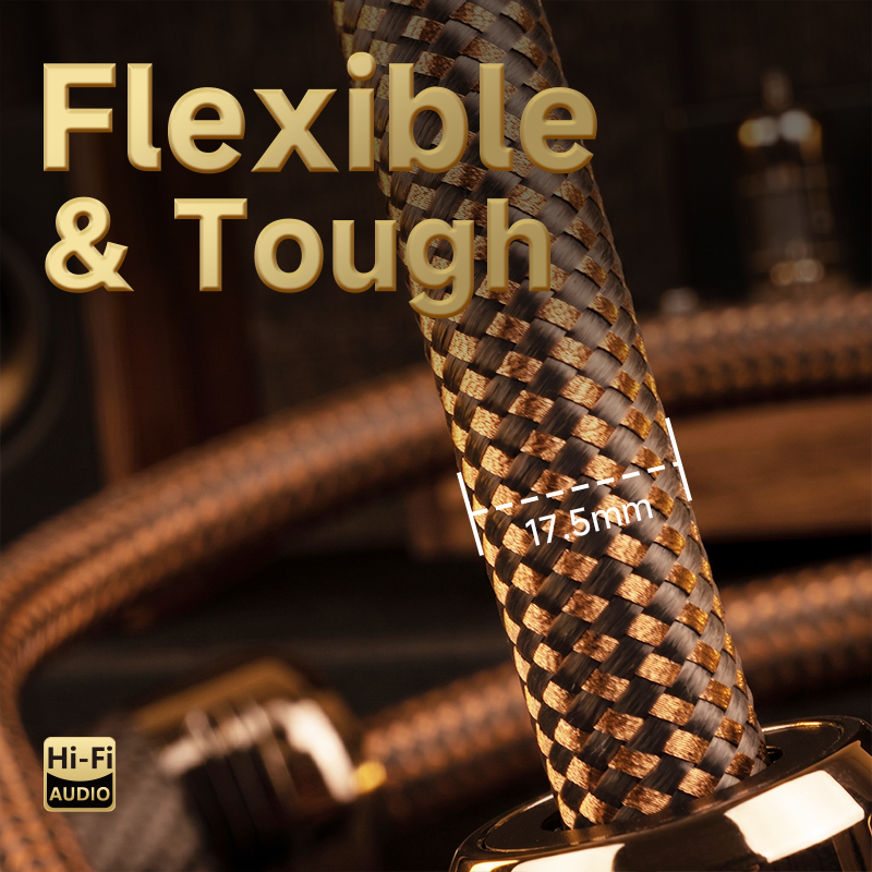 TODN HiFI Power Cable EU/US Series 7N Silver Plated OCC Conductor Audio Power Cable for Power Filters DAC Amplifier Audiophile