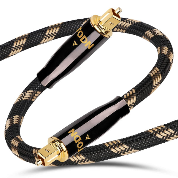 TODN Optical Audio Cable Digital Fiber Optic Toslink S/PDIF Cable Surround Sound System for TV, PS4, Xbox, CD (3ft/1m)